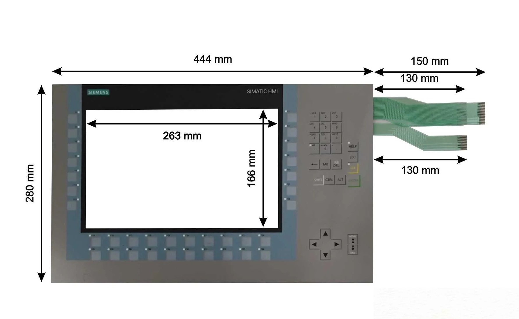 Keypad for Siemens KP1200 Comfort HMI Panel